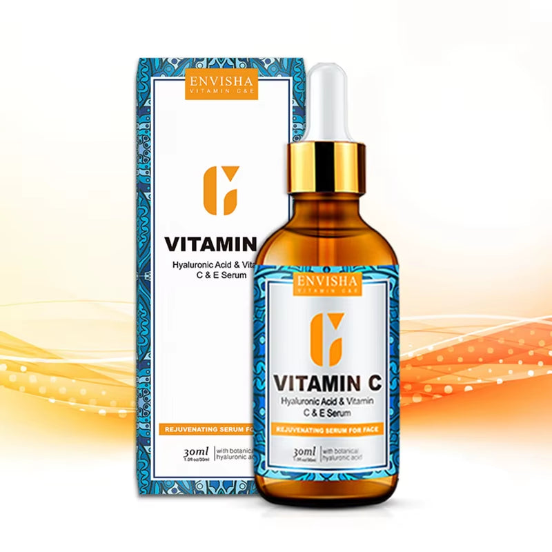 Face Serum Skin Care Vitamin C Hyaluronic Acid Retinol Facial Essence Anti-Wrinkle Aging Whitening Shrink Pores Beauty