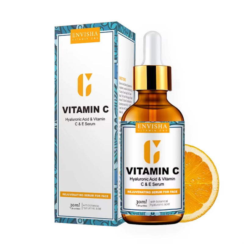 Face Serum Skin Care Vitamin C Hyaluronic Acid Retinol Facial Essence Anti-Wrinkle Aging Whitening Shrink Pores Beauty