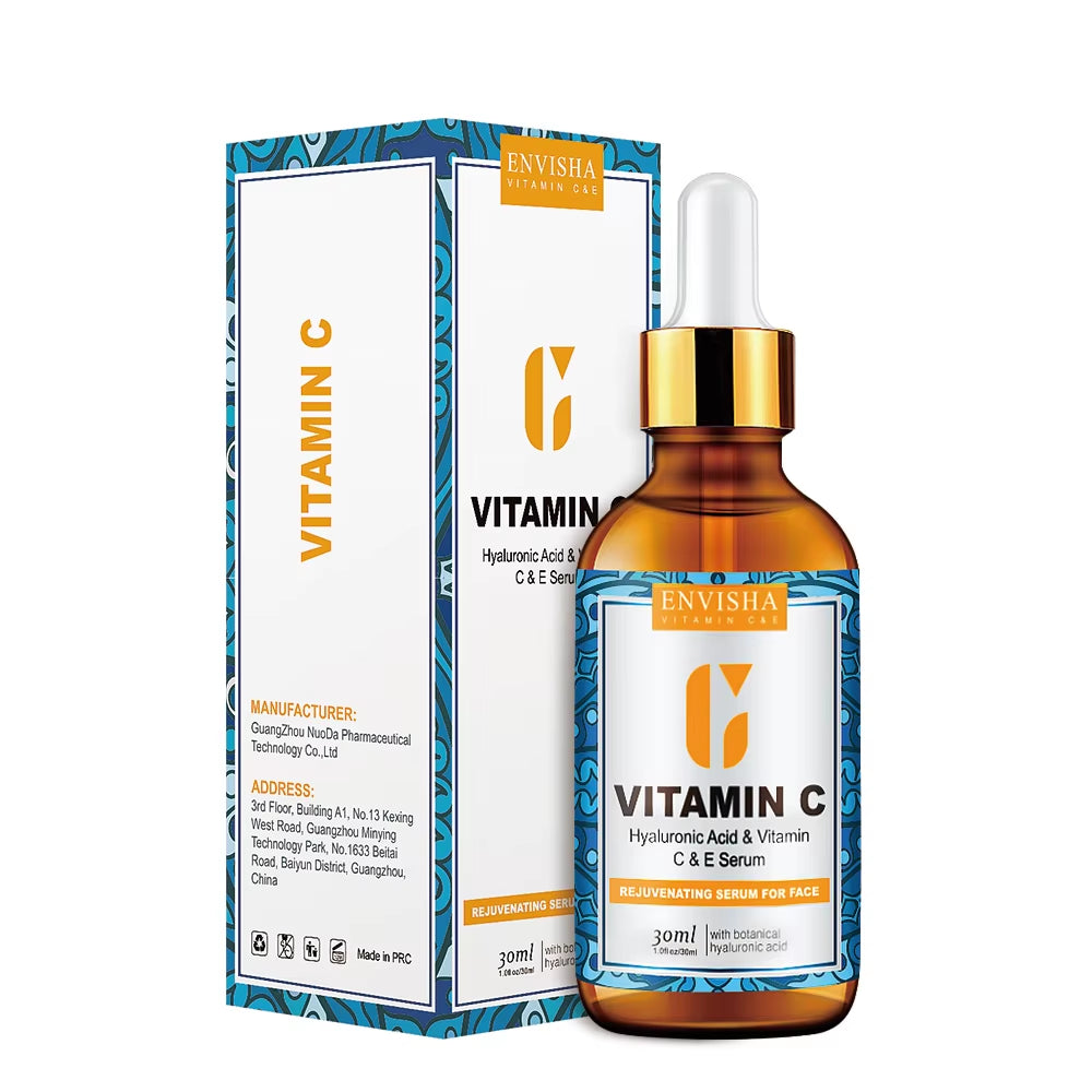 Face Serum Skin Care Vitamin C Hyaluronic Acid Retinol Facial Essence Anti-Wrinkle Aging Whitening Shrink Pores Beauty