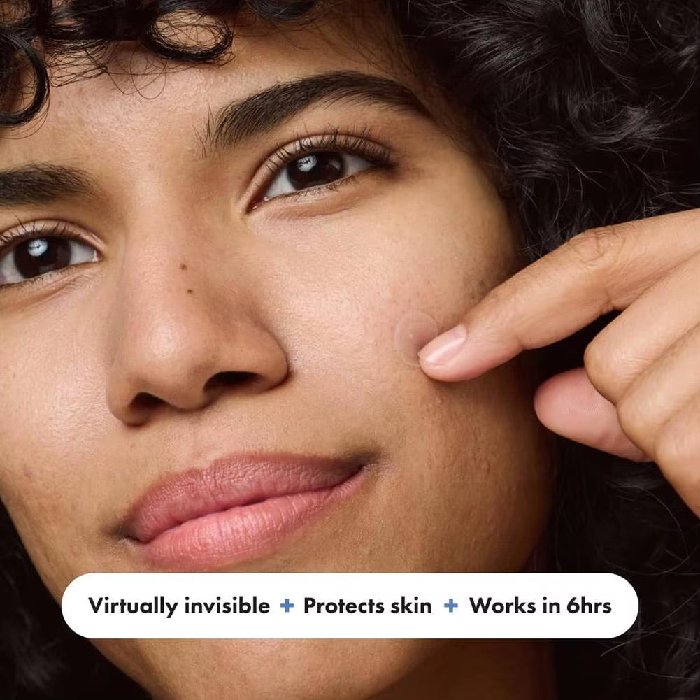 400-1200PCS Invisible Hydrocolloid Pimple Acne Patches Zit Spot Stickers Covering Zits Blemishes W Salicylic Acid & Tea Tree Oil