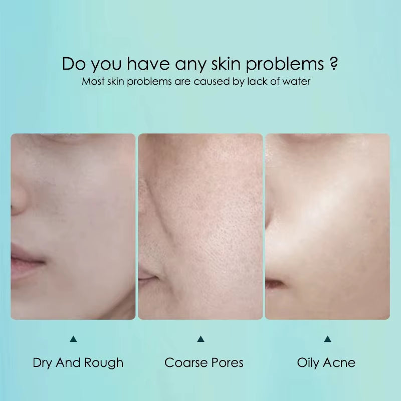 10Pcs Hyaluronic Acid Hydrating Facial Mask Sheet Masks for Face Hydrating Shrinking Pores Moisturizing the Skin Face Skincare