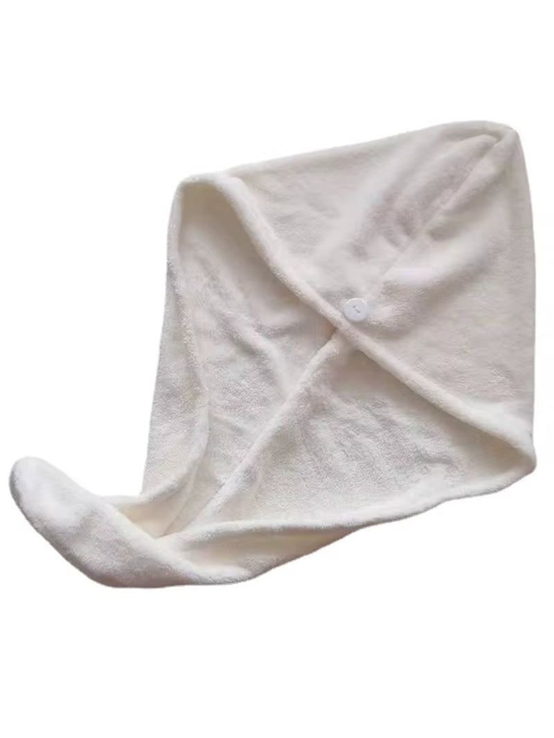 Microfiber Hair Towel,Premium anti Frizz Hair Drying Wrap for Women & Men Dry Hair Hat,Super Absorbent,Wrapped Bath Cap