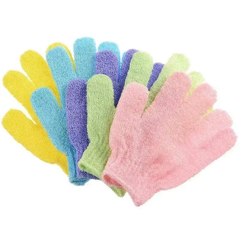 1-4Pcs Body Cleaning Washcloth Soft Brush Home Hotel Bathroom Shower Ball Back Scrubber Set Exfoliating Skin Towel Bath Gloves