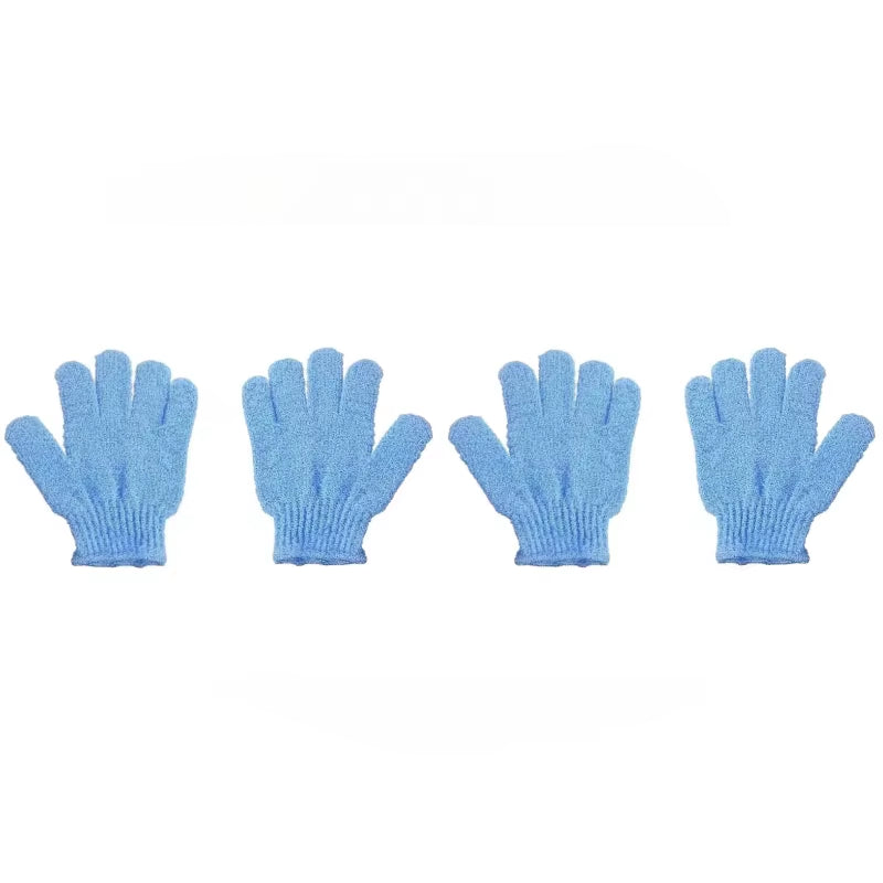 1-4Pcs Body Cleaning Washcloth Soft Brush Home Hotel Bathroom Shower Ball Back Scrubber Set Exfoliating Skin Towel Bath Gloves